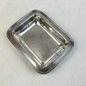 Silver Plated Serving Dish 9 x 7 E.G. Webster & Son USA Vintage Home Party